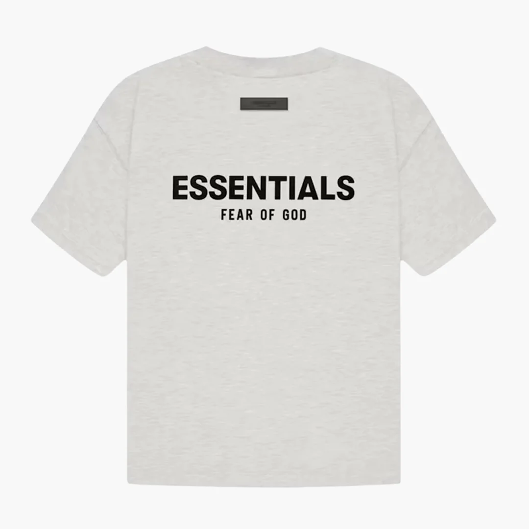 Fear Of God Essentials T-shirt (ss22) Light Oatmeal - Image 2