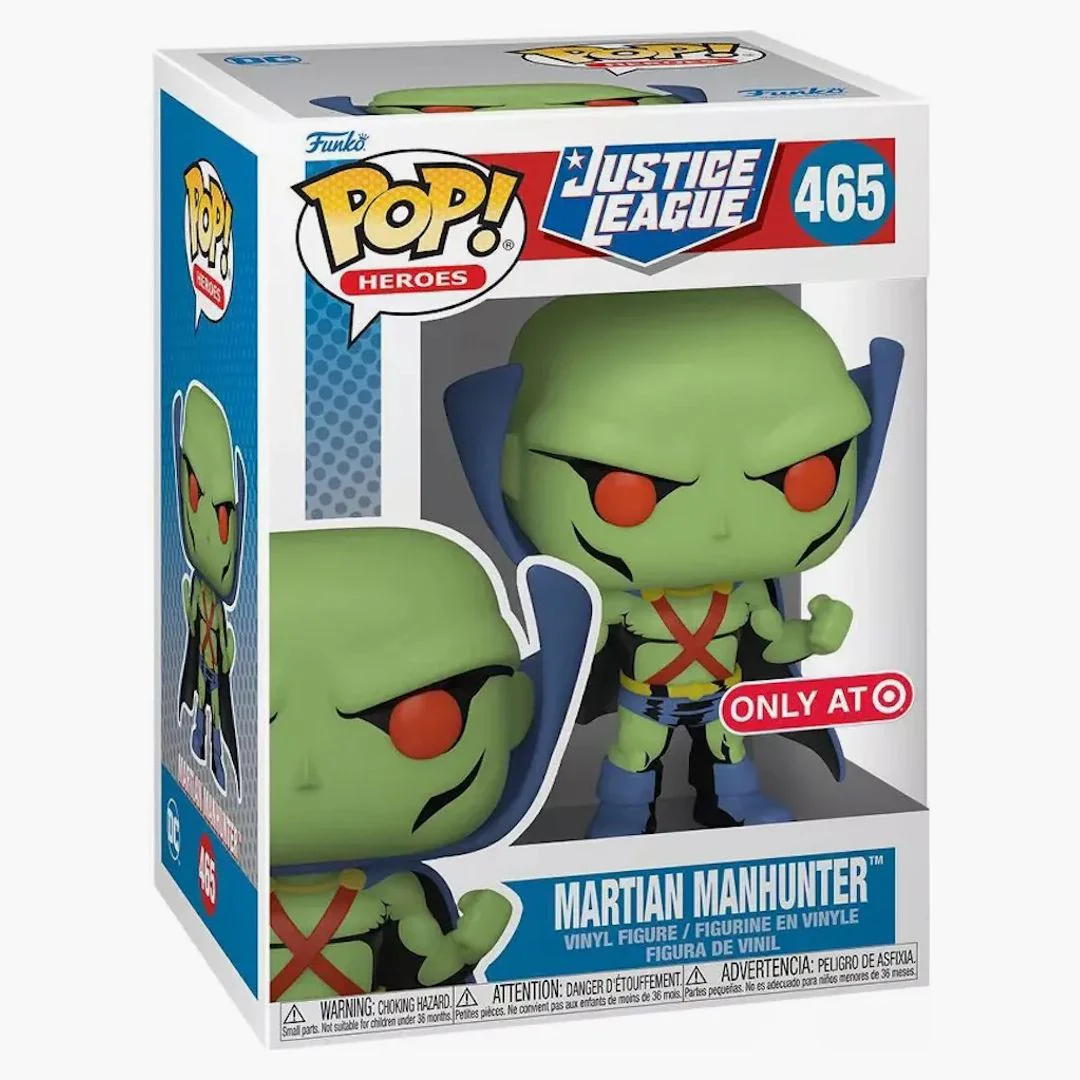 Funko Pop! Heroes Justice League Martian Manhunter Target Exclusive Figure #465 - Image 2
