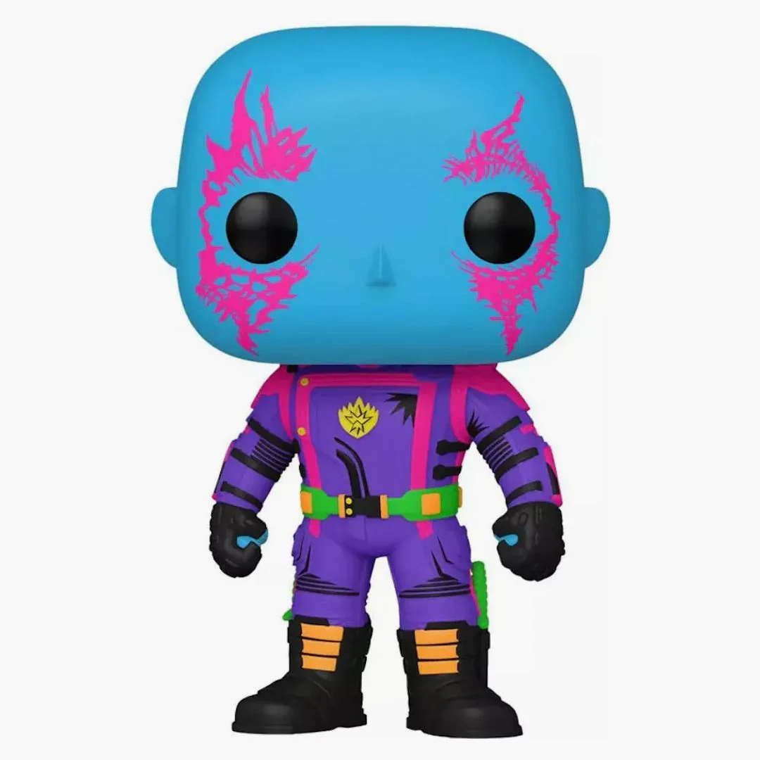 Funko Pop! Marvel Studios Guardians Of The Galaxy Volume 3 Blacklight Drax Target Exclusive Figure #1243
