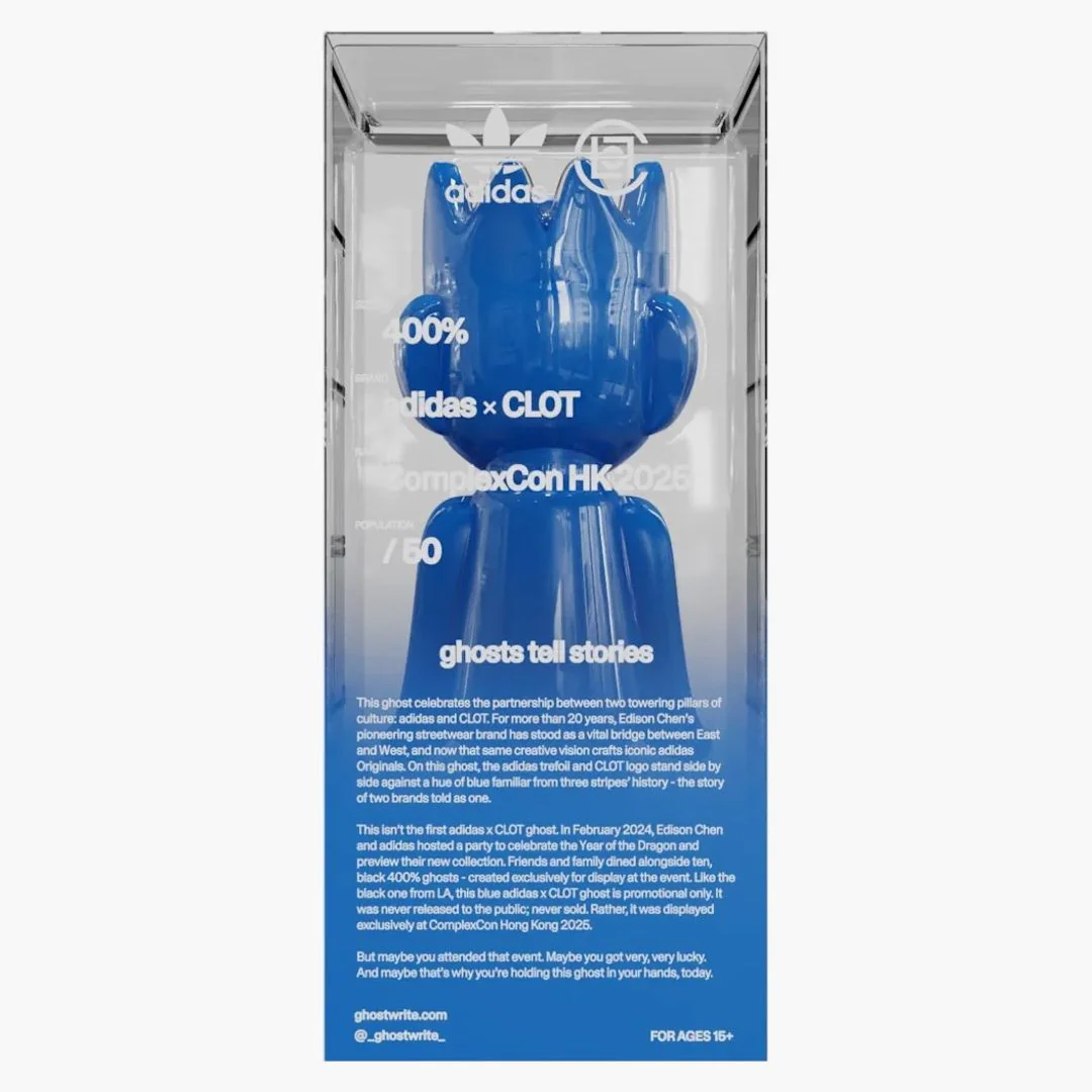 Ghostwrite X Adidas Originals X Clot "complexcon Hk" 400% 2025 (edition Of 50) - Image 3