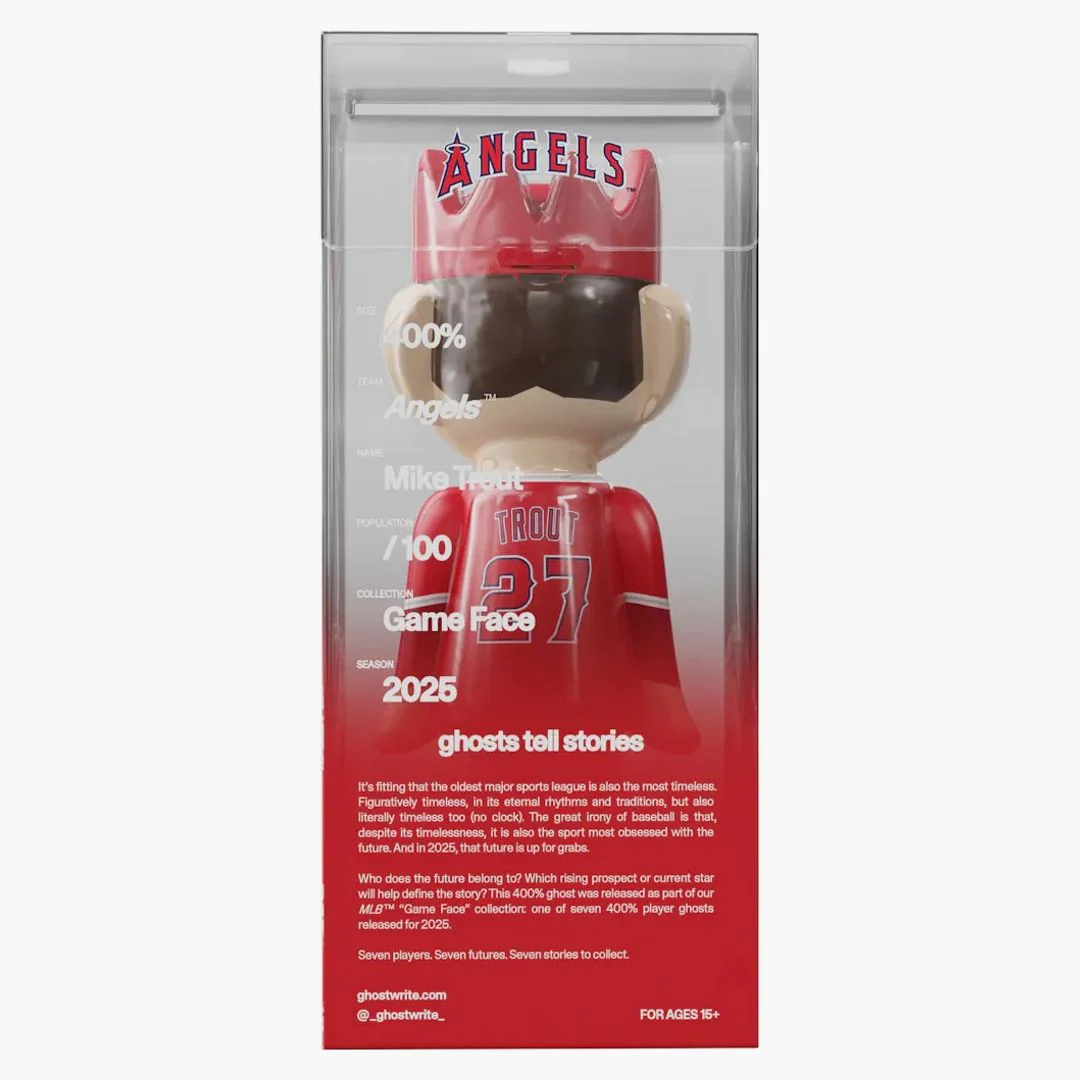 Ghostwrite X Mlb "game Face" Mike Trout 400% 2025 (edition Of 100) - Image 2
