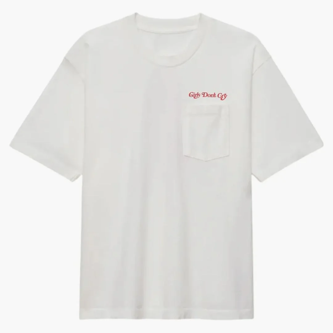 Girls Don't Cry X Cherry Angel Classic Pocket T-shirt White