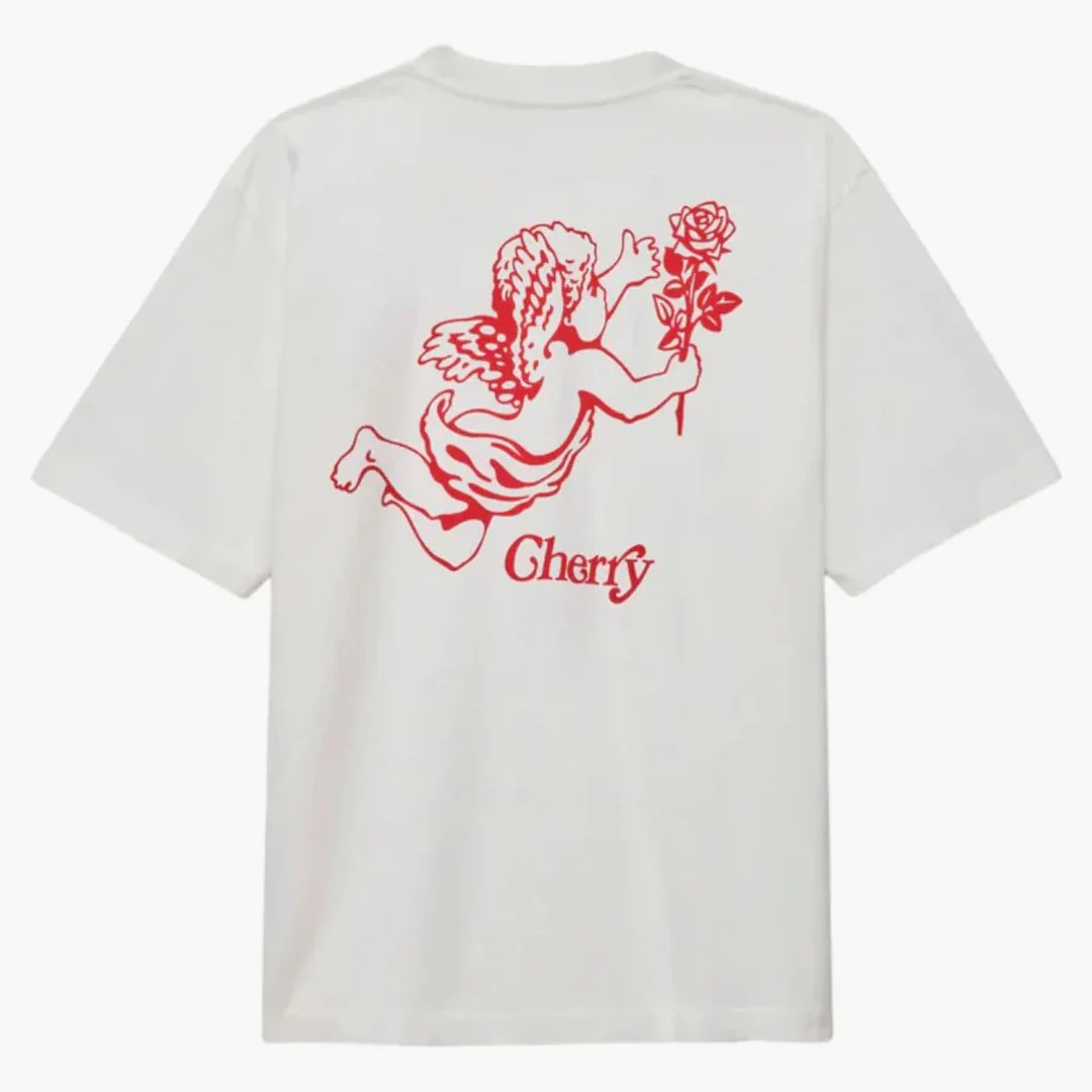 Girls Don't Cry X Cherry Angel Classic Pocket T-shirt White - Image 2