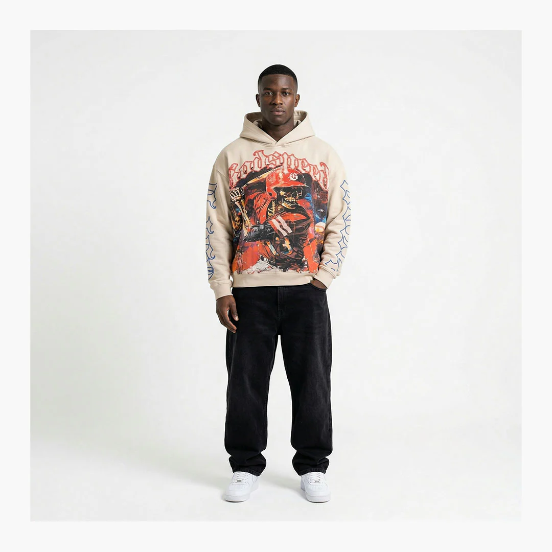 Godspeed Grand Slam Hoodie Bone - Image 3