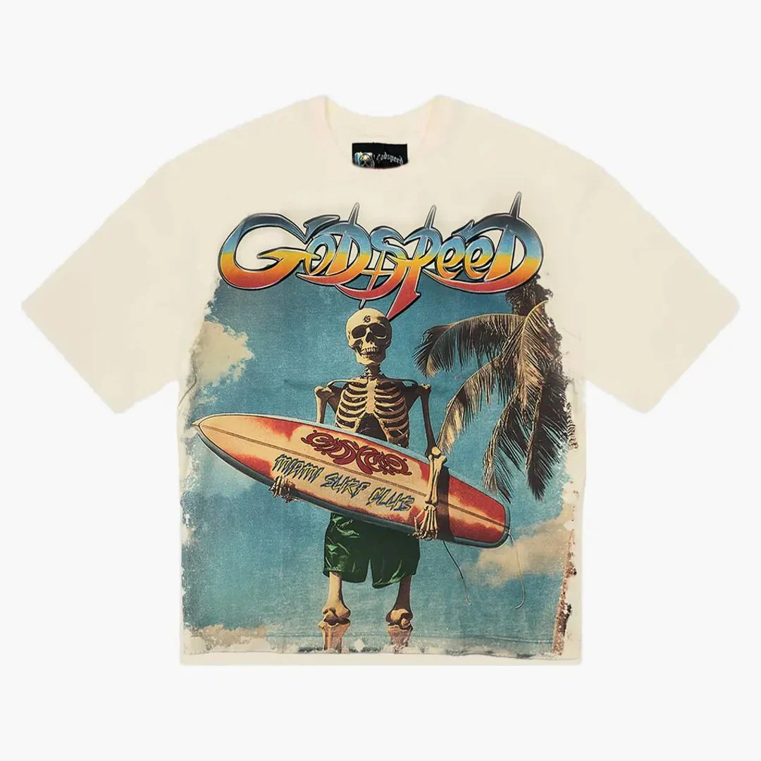 Godspeed Miami Surf Club T-Shirt Cream