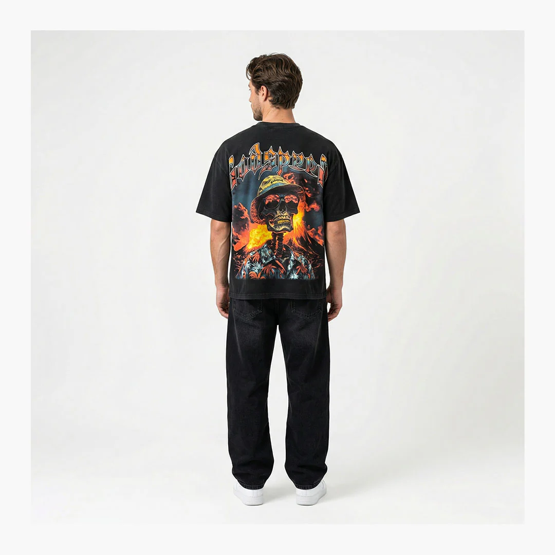 Godspeed Natural Disaster T-Shirt Washed Black - Image 2