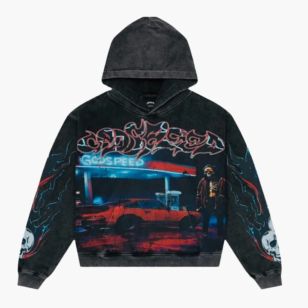 Godspeed Pitstop Hoodie Black
