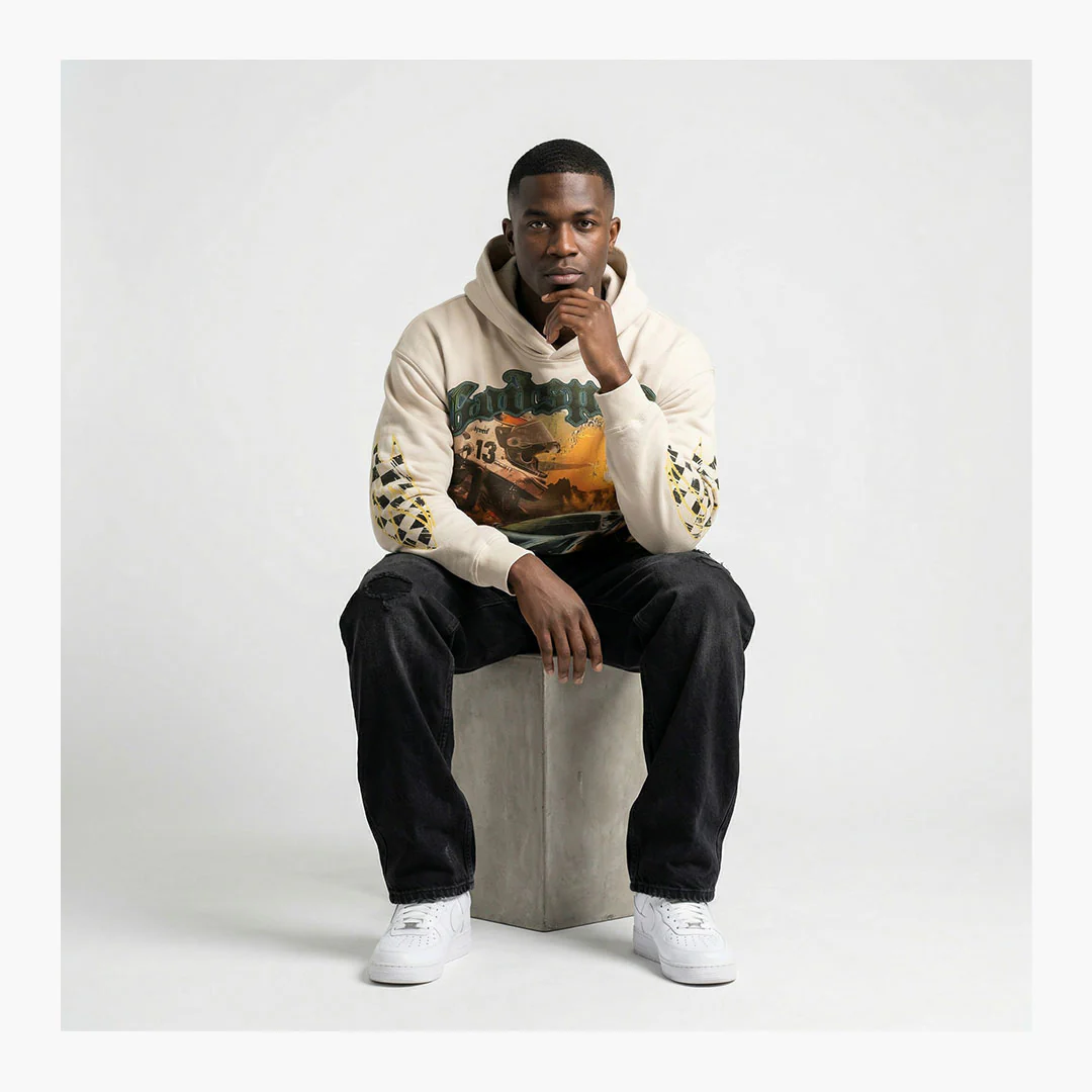 Godspeed Sunset Drift Hoodie Bone - Image 3