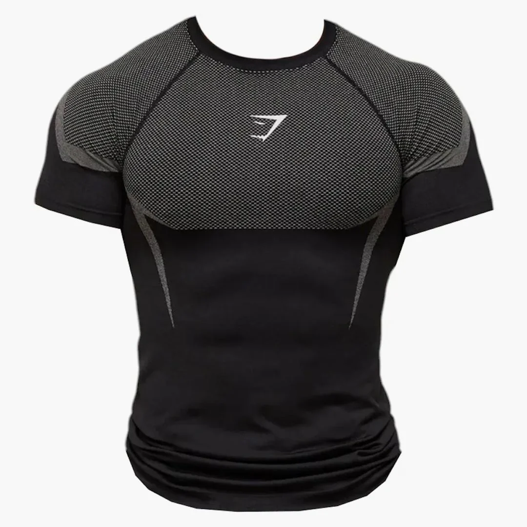 Gymshark Onyx 5.0 Seamless T-shirt Black/onyx Grey