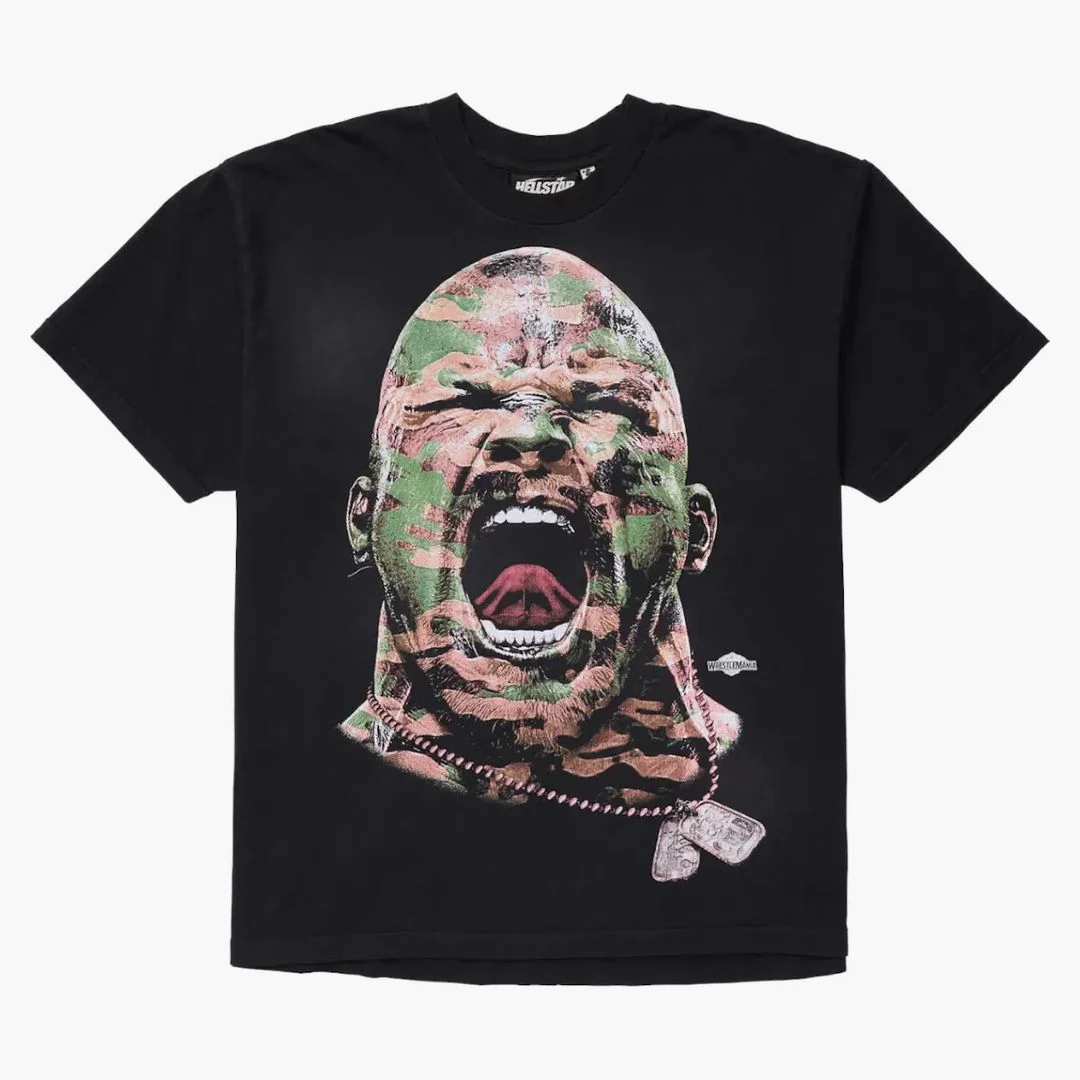 Hellstar Wrestlemania Austin 3:16 T-shirt Black