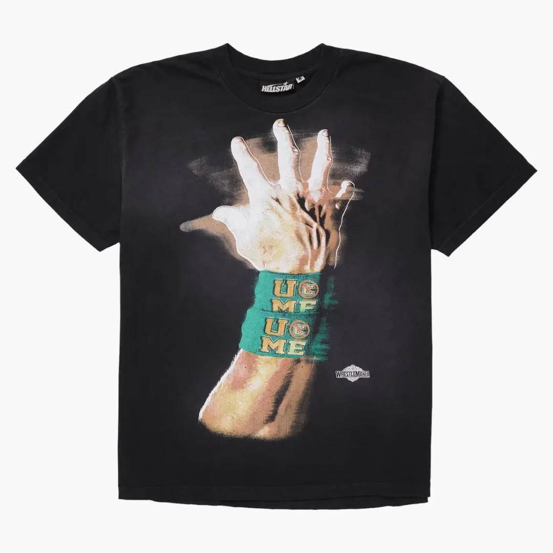 Hellstar Wrestlemania John Cena T-shirt Black