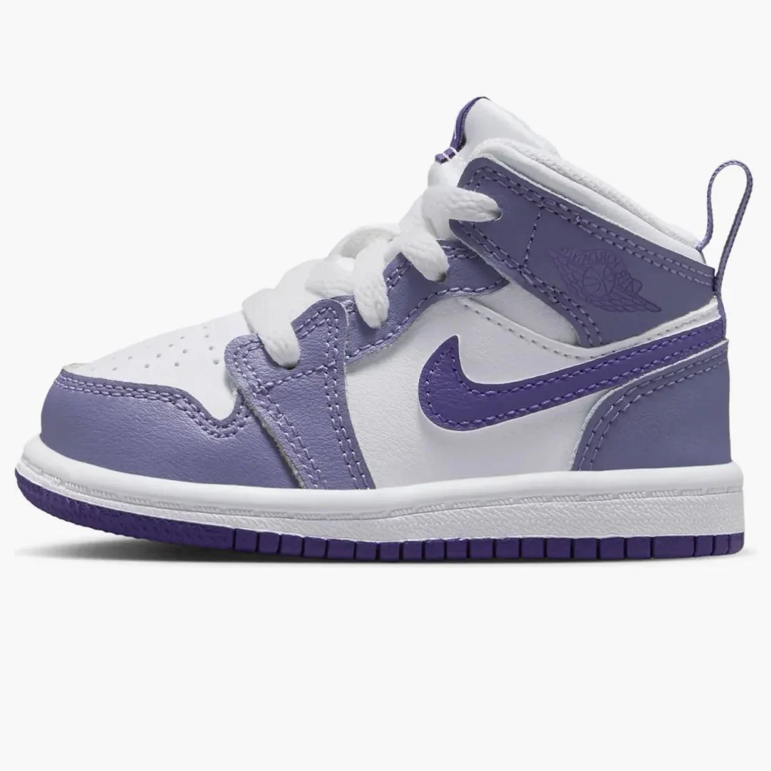 Jordan 1 Mid Dusty Amethyst White Court Purple (td)