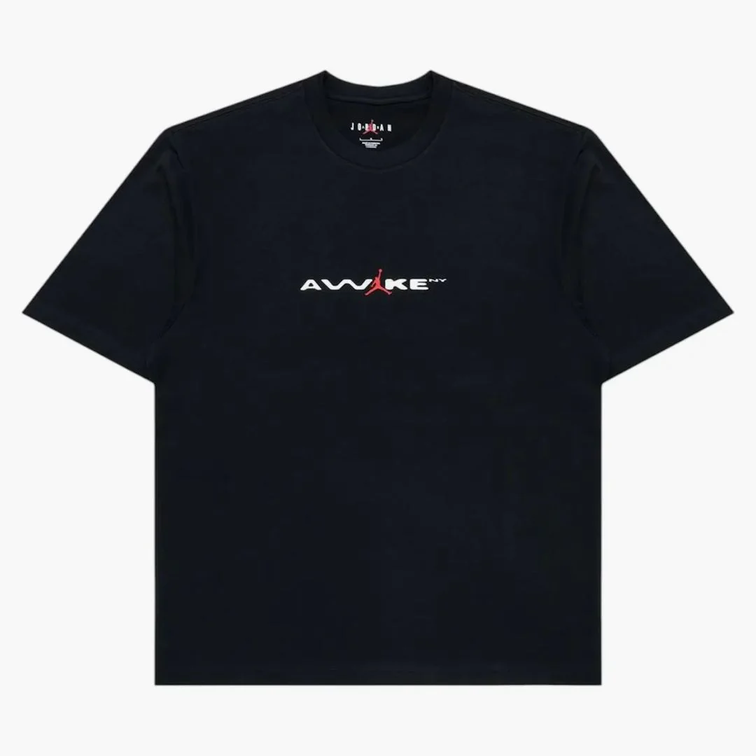 Jordan X Awake Ny Tee Black/university Red