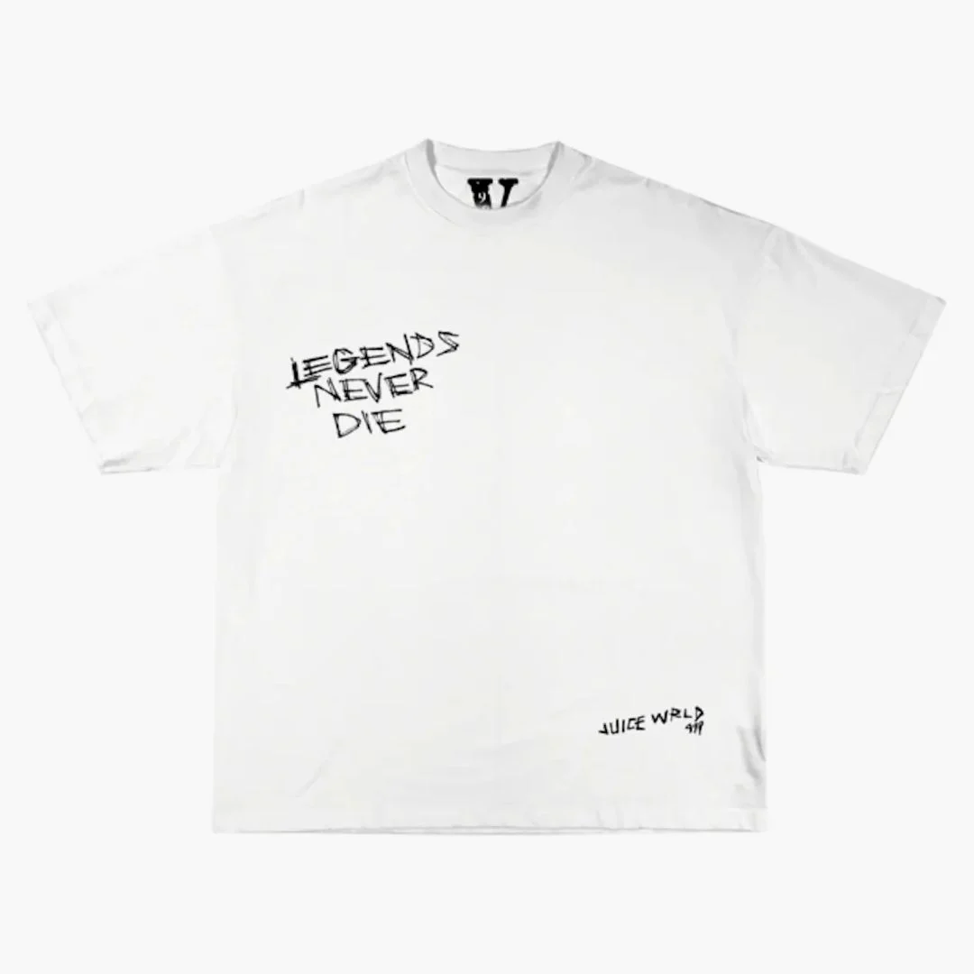 Juice Wrld X Vlone Legends Never Die T-shirt White - Image 3