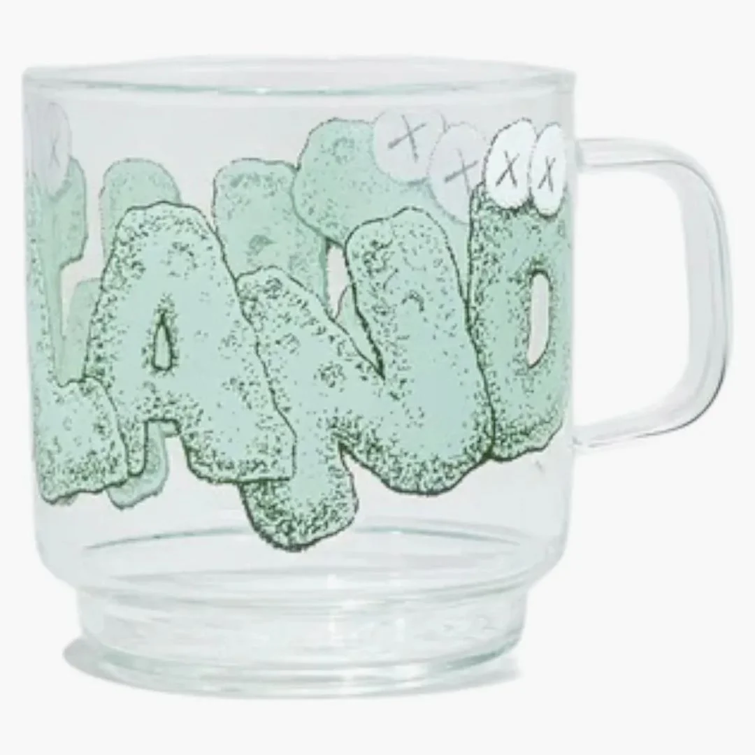 Kaws Holiday Thailand Glass Mug - Image 2