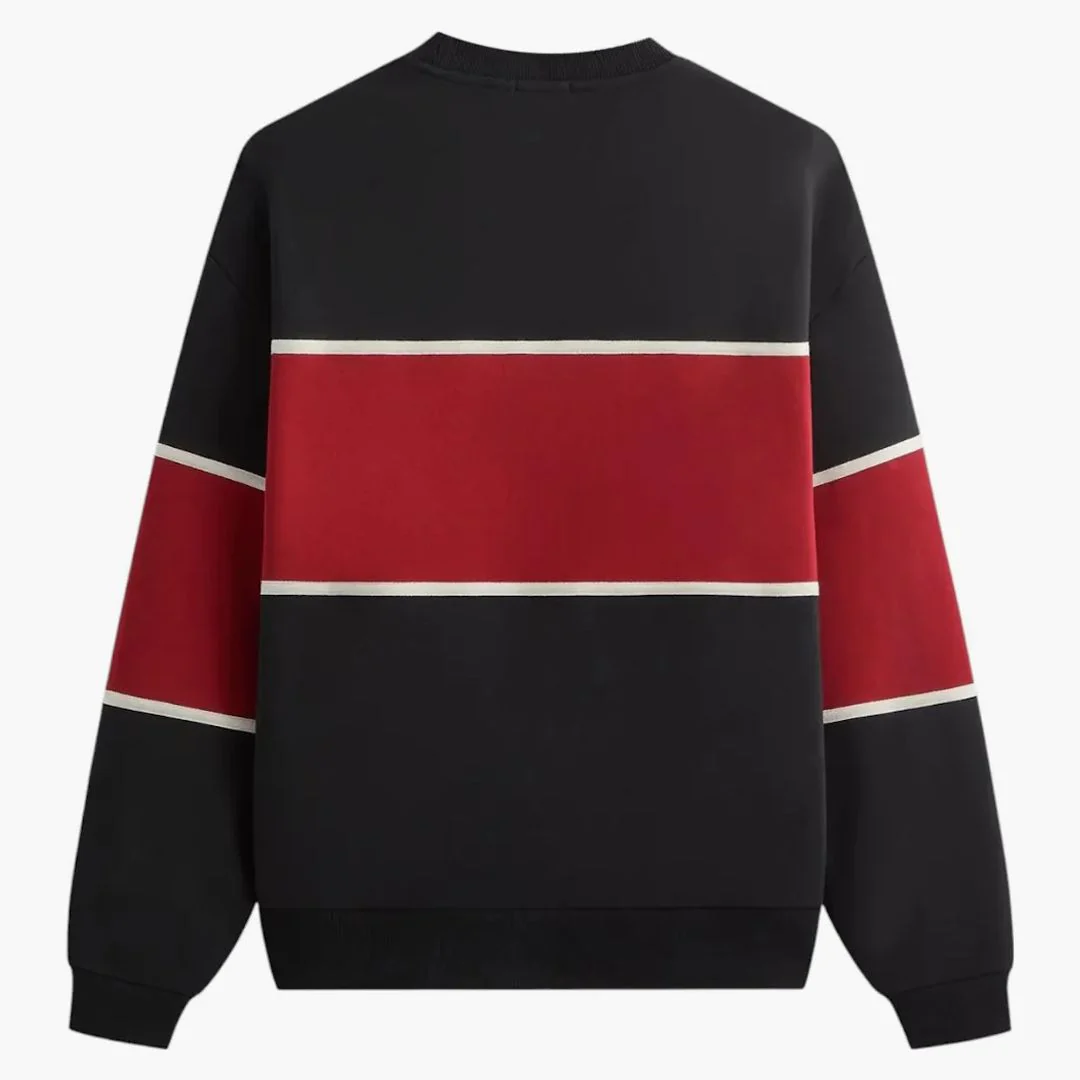 Kith Chicago Panelled Nelson Crewneck Black - Image 2