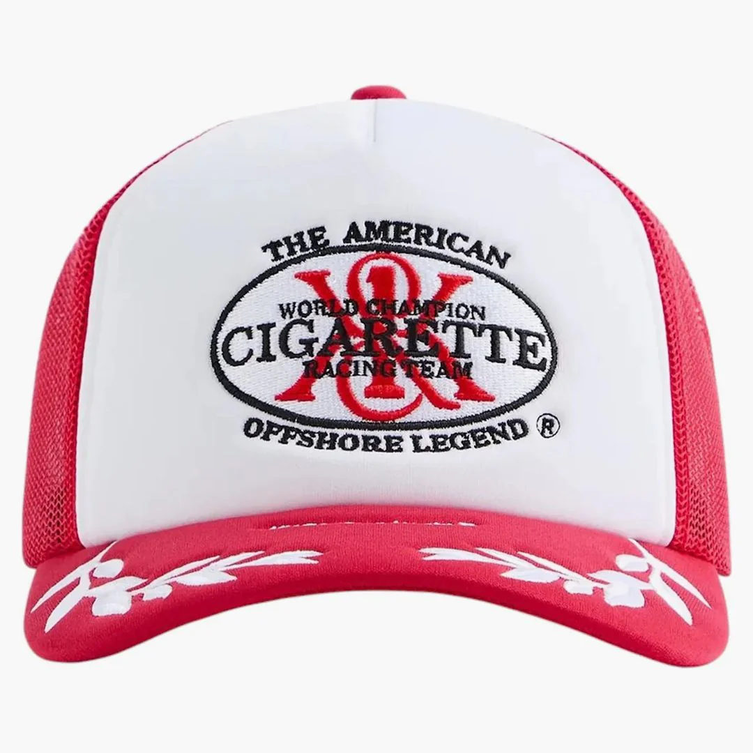 Kith Cigarette Nolan Trucker Hat Cinnabar