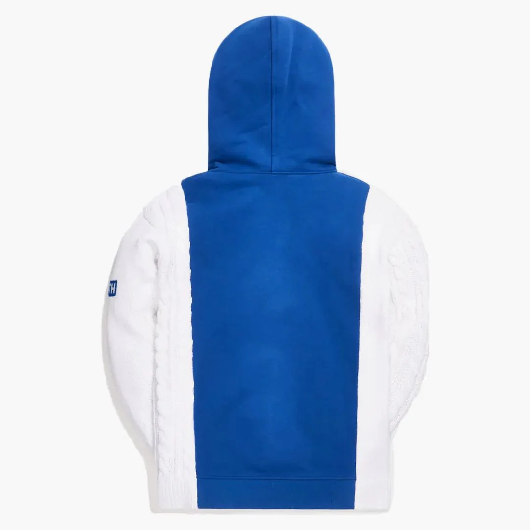 Kith For Major League Baseball Los Angeles Dodgers Combo Hoodie Royal Blue - Image 2