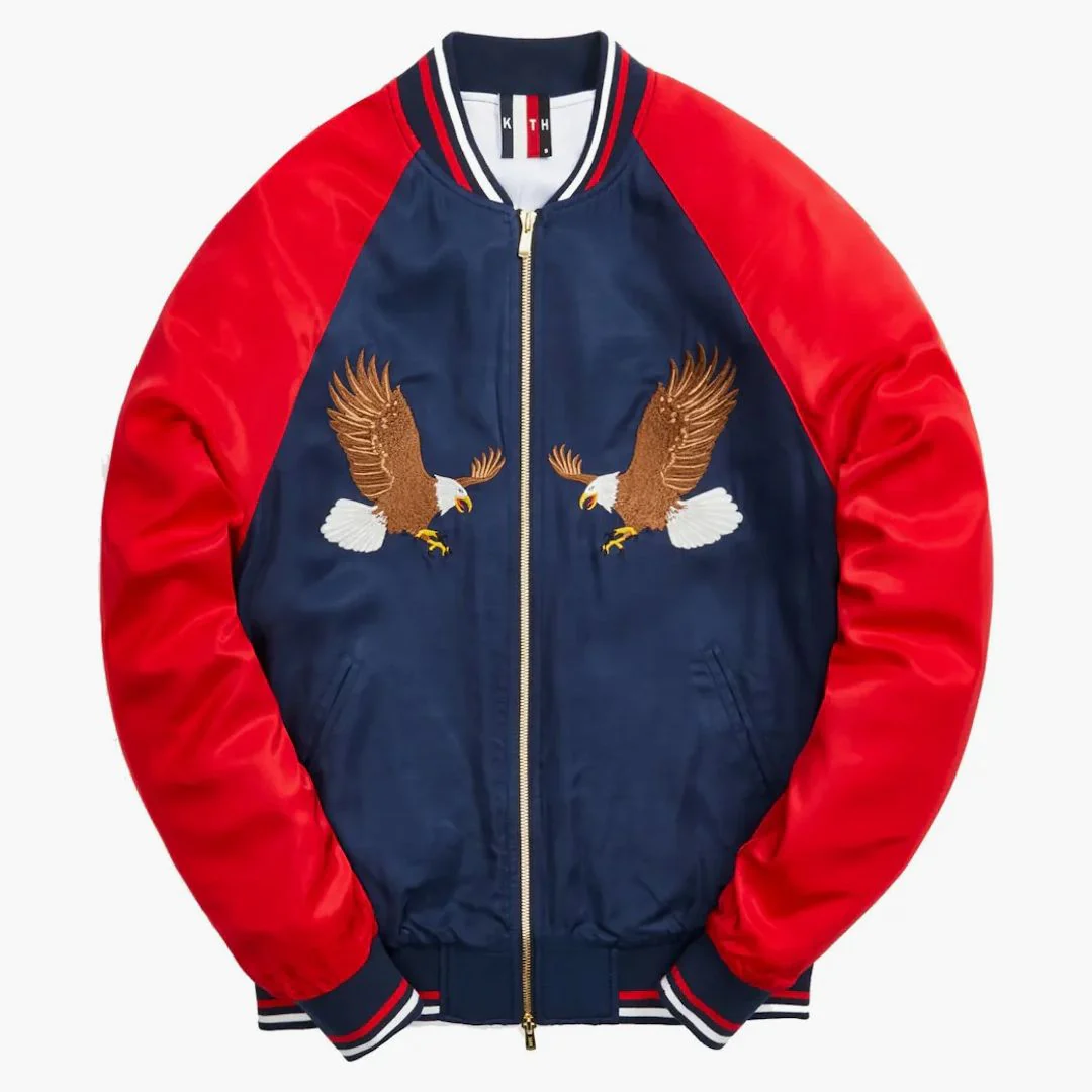 Kith For Team Usa Souvenir Jacket Navy/multi - Image 2