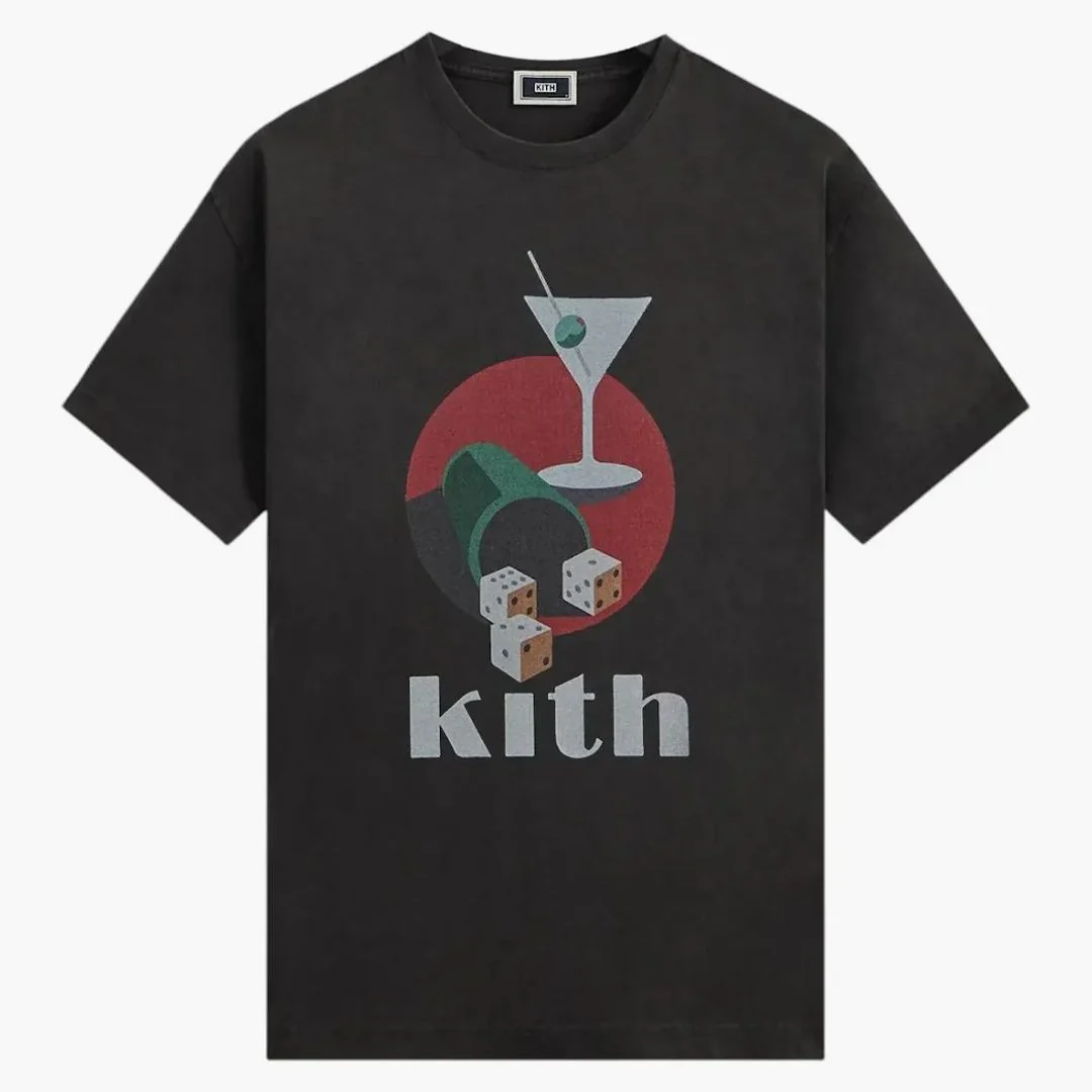 Kith High Roller Vintage Tee Black