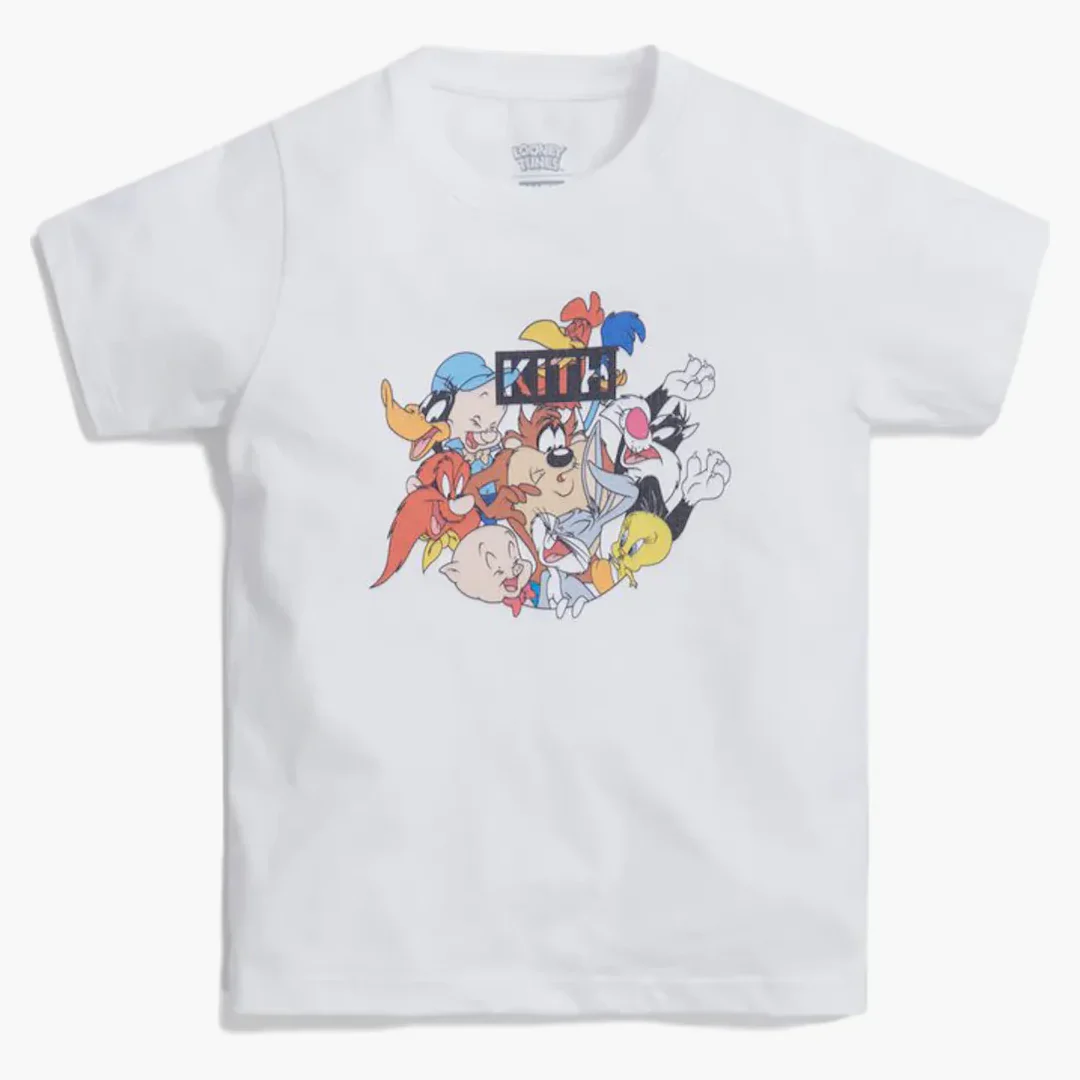 Kith Kids X Looney Tunes Tee White