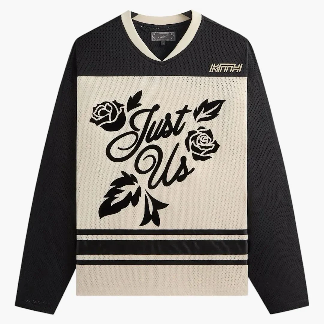 Kith Malik Long Sleeve Mesh Jersey Sandrift