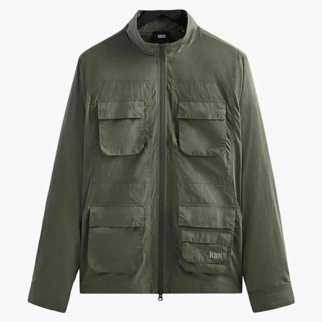 Kith Nylon Zip Front Wolcott Jacket Tinge