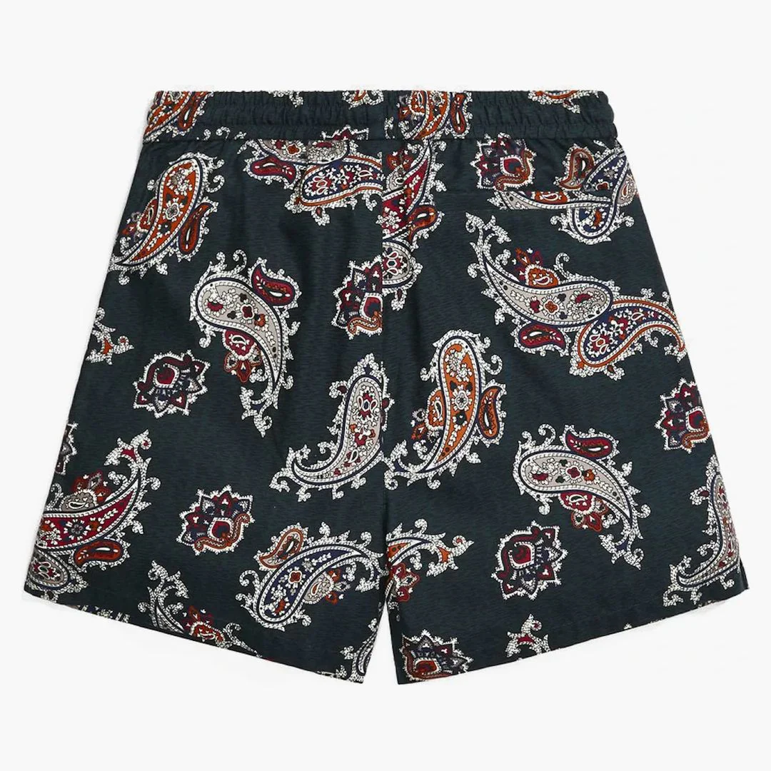 Kith Silk Cotton Printed Active Shorts Stadium