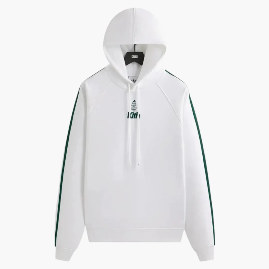 Kith X Adidas Football Hoodie White