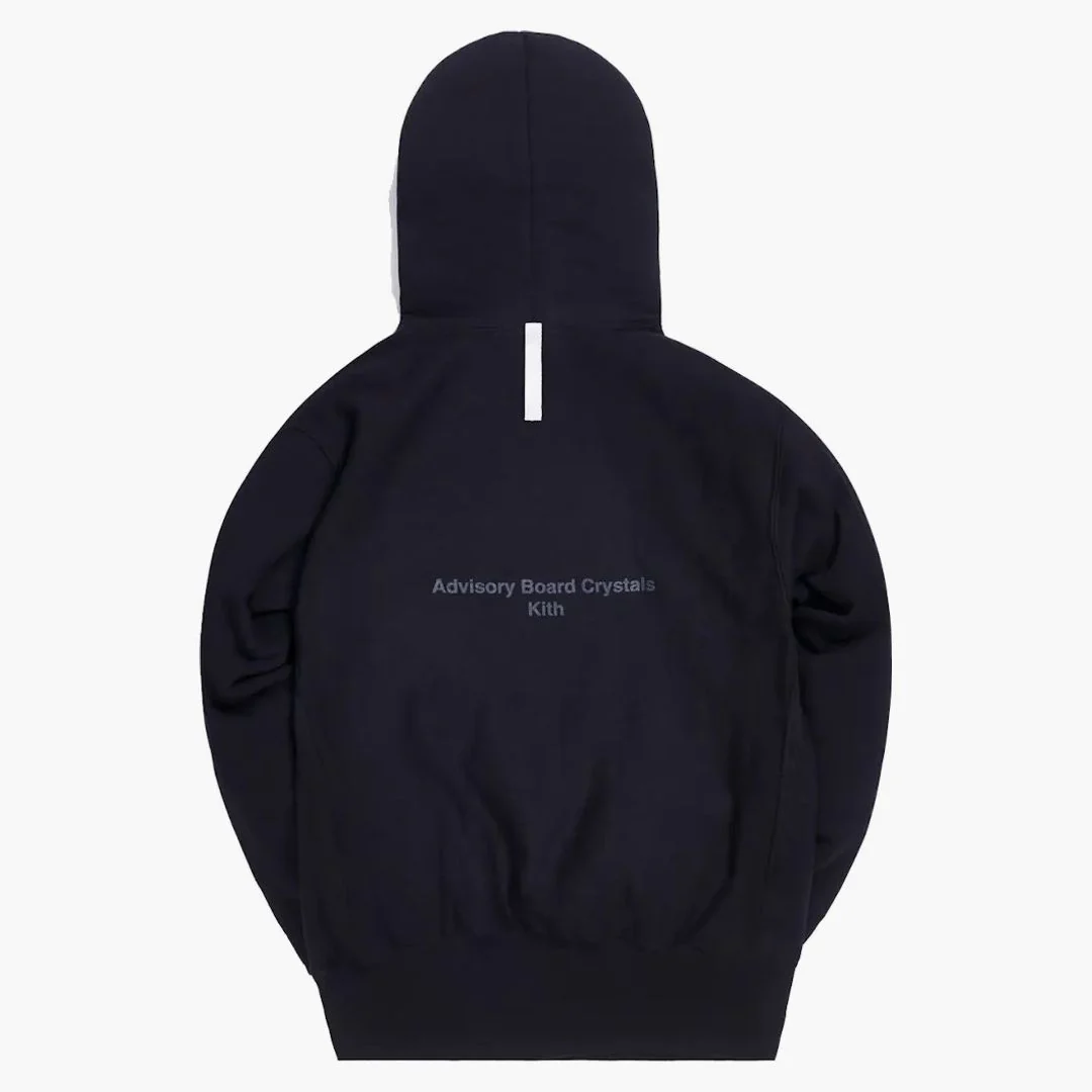 Kith X Advisory Board Crystals Holograph Hoodie Black