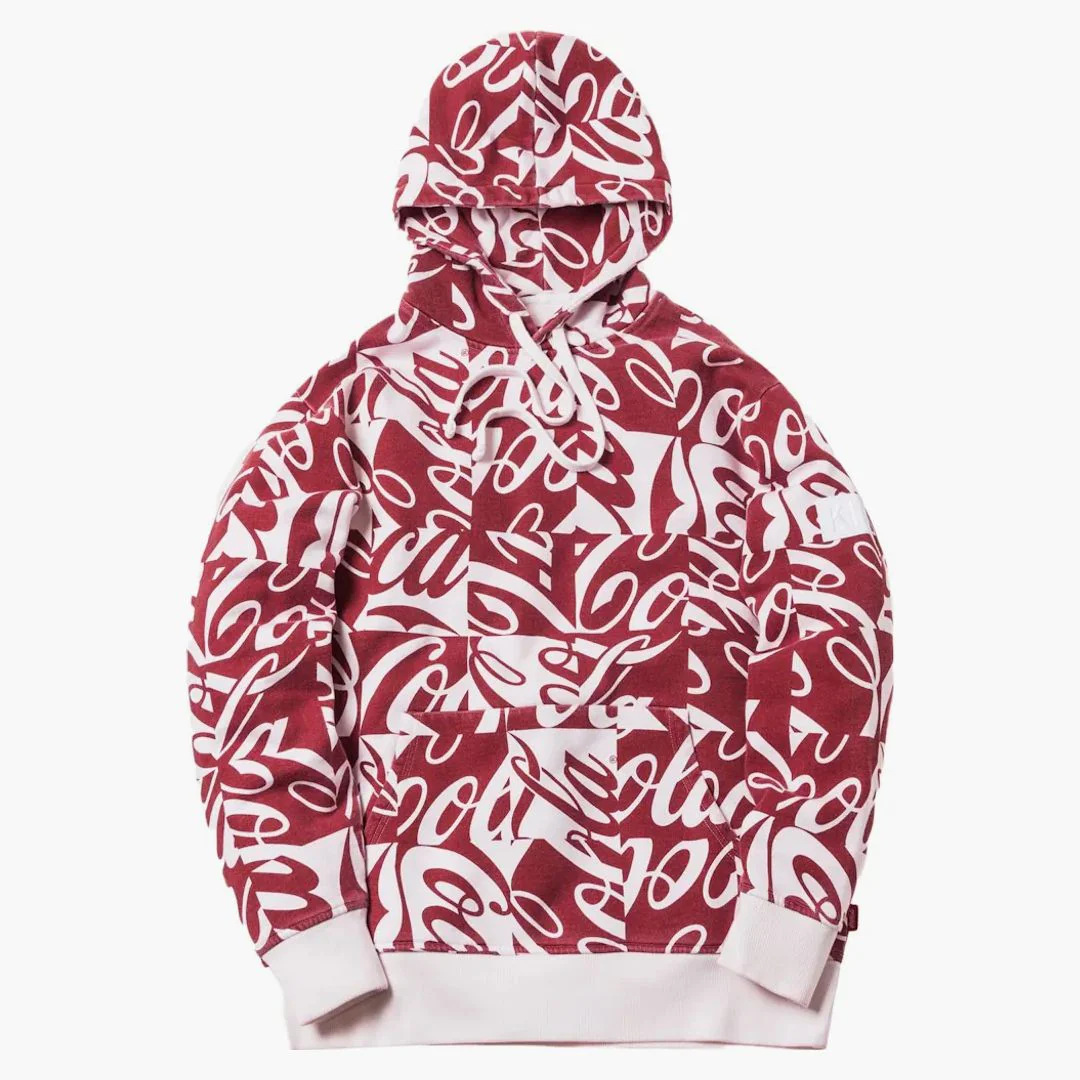 Kith X Coca-cola Cubed Global Hoodie Red - Image 2