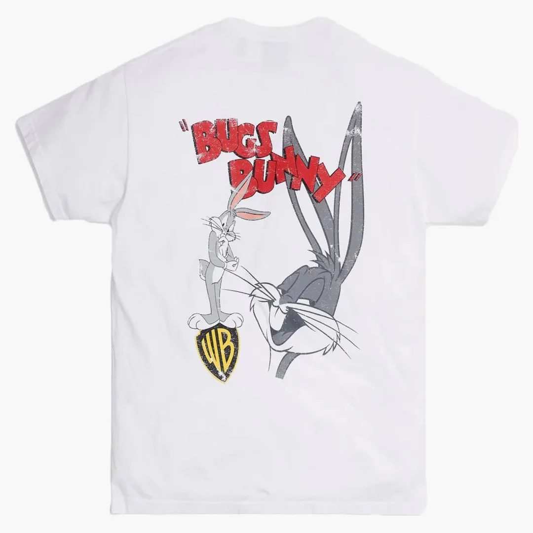 Kith X Looney Tunes Bugs Vintage Tee White