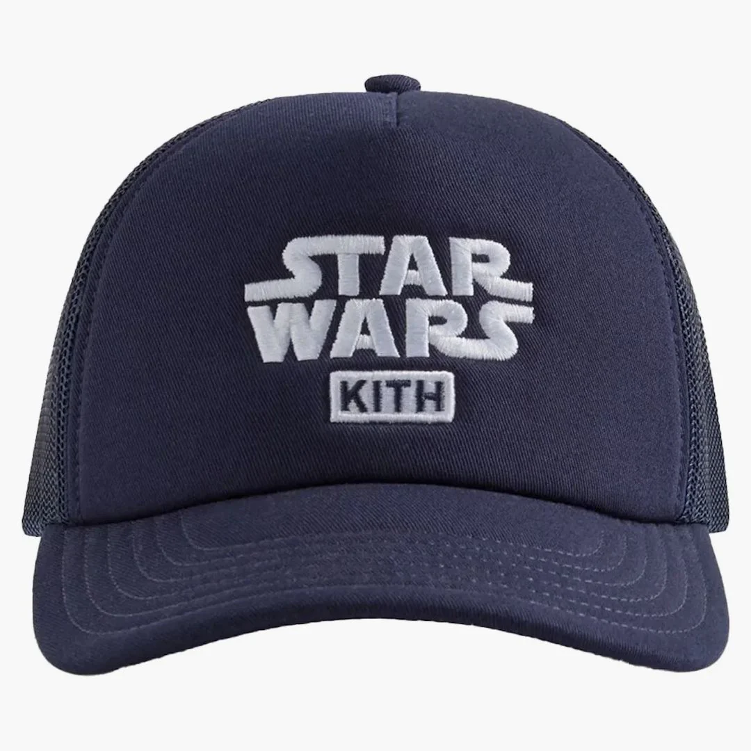 Kith X Star Wars Cotton Twill Foam Trucker Hat Nocturnal Ph - Image 2