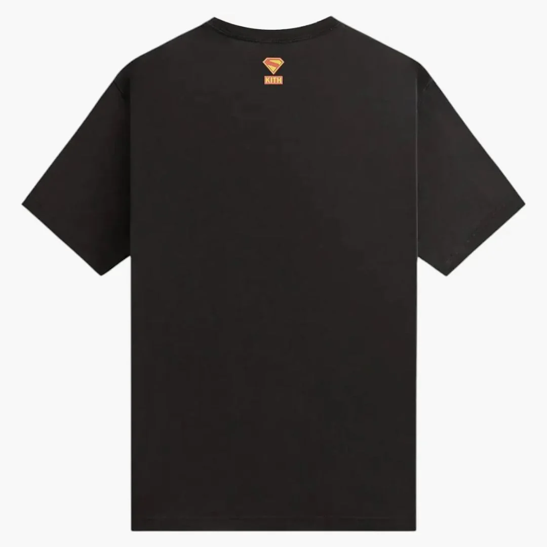 Kith X Superman 2025 Movie Lightning Vintage Tee Black - Image 2