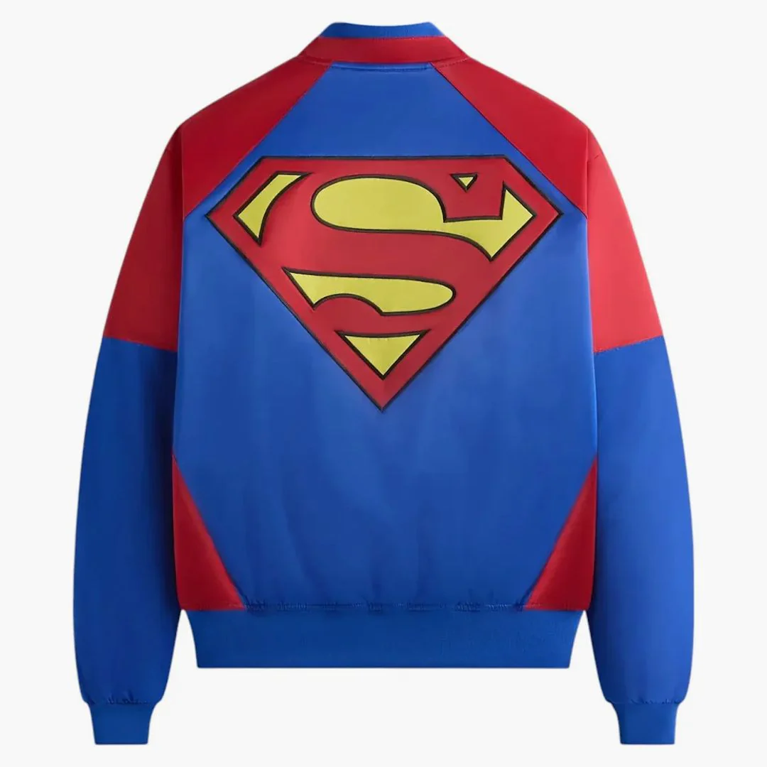 Kith X Superman Satin Bomber Jacket Cyclone - Image 2