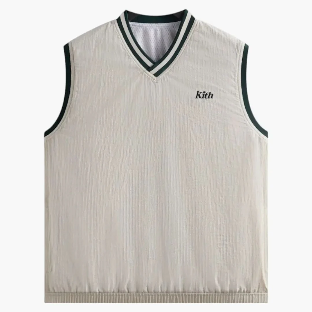 Kith X Wilson Dobby Reversible Vest Sandrift