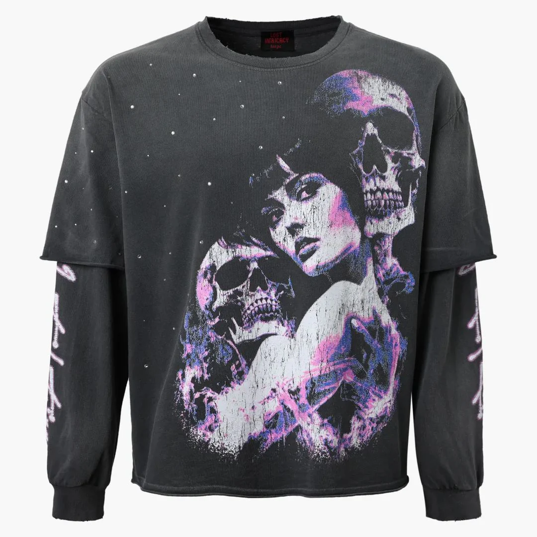 Lost Intricacy Forbidden Love Longsleeve Black