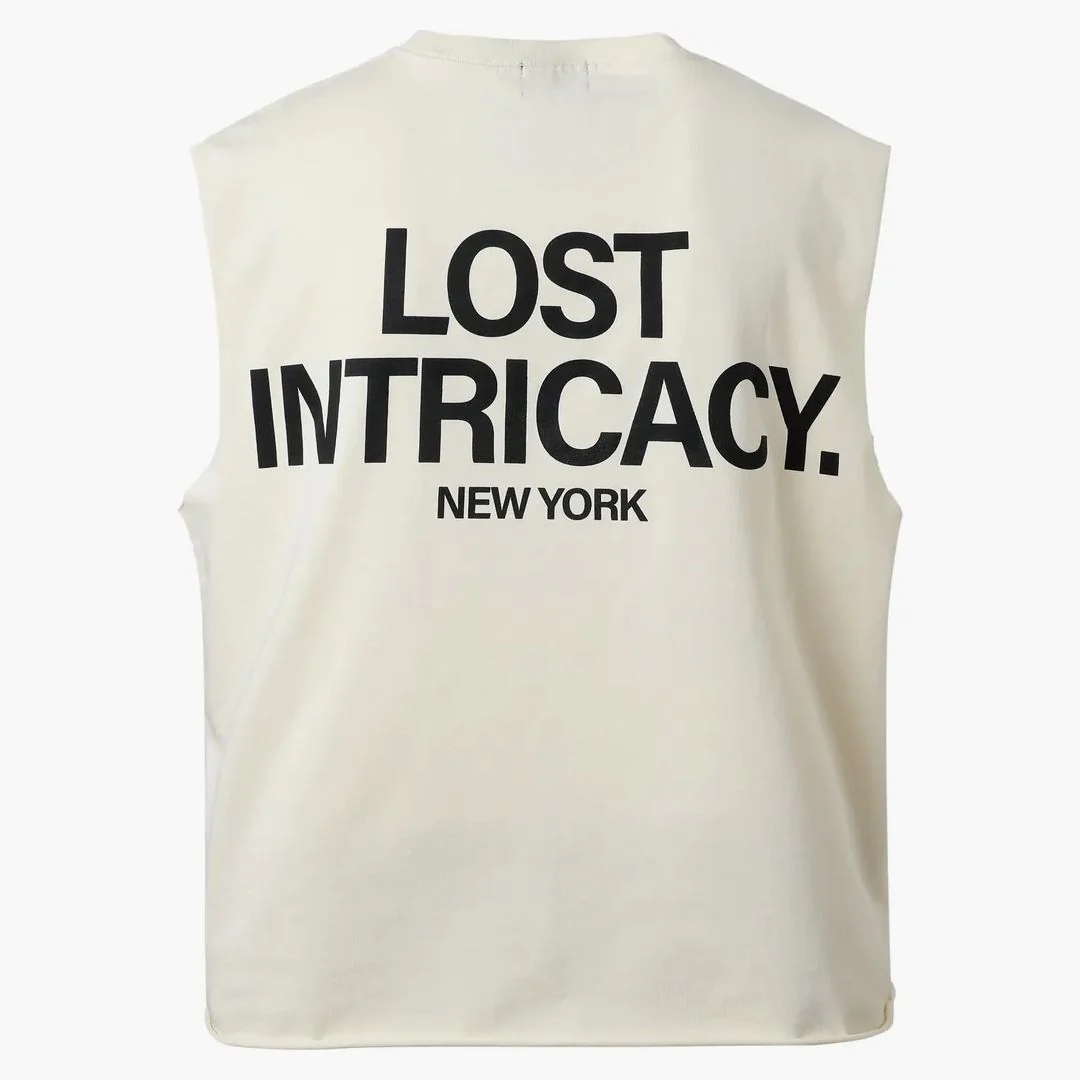 Lost Intricacy Kiss Liberty- Heatpress Stones Sleeveless White - Image 2