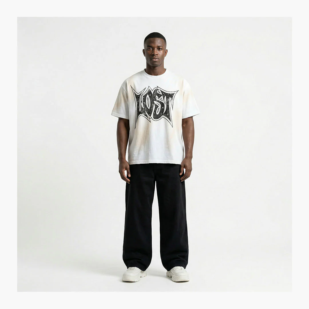 Lost Intricacy Lost Outline T-Shirt White - Image 3