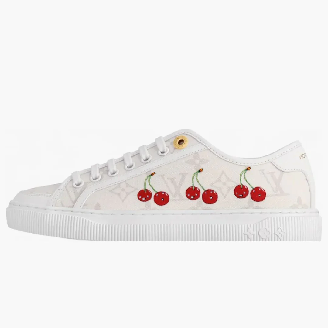 Louis Vuitton Cherry Lv Lagoon Sneaker X Takashi Murakami White - Image 2