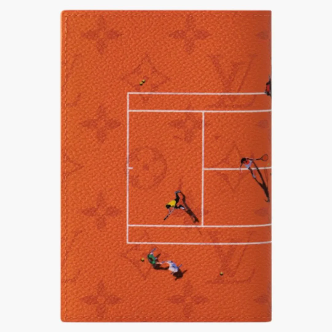 Louis Vuitton Tennis Passport Cover Brick Red - Image 2