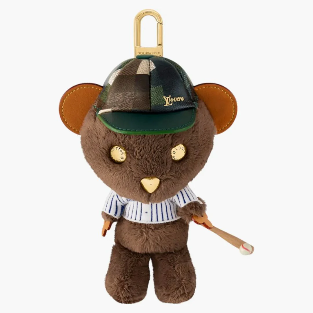 Louis Vuitton X Nigo Lv Louis Bear Bag Charm Green - Image 2