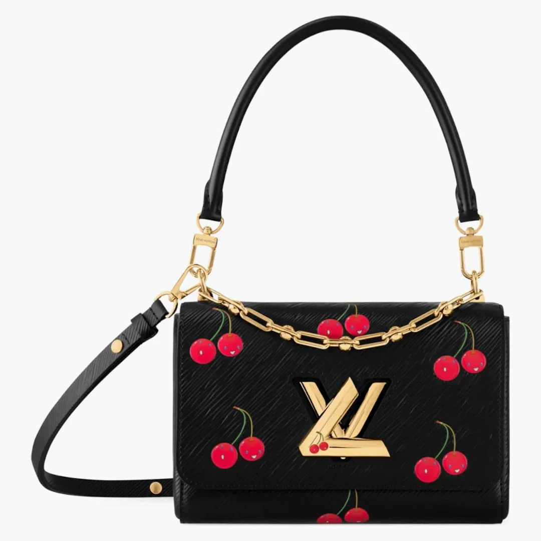 Louis Vuitton X Takashi Murakami Cherry Twist Mm Black - Image 2