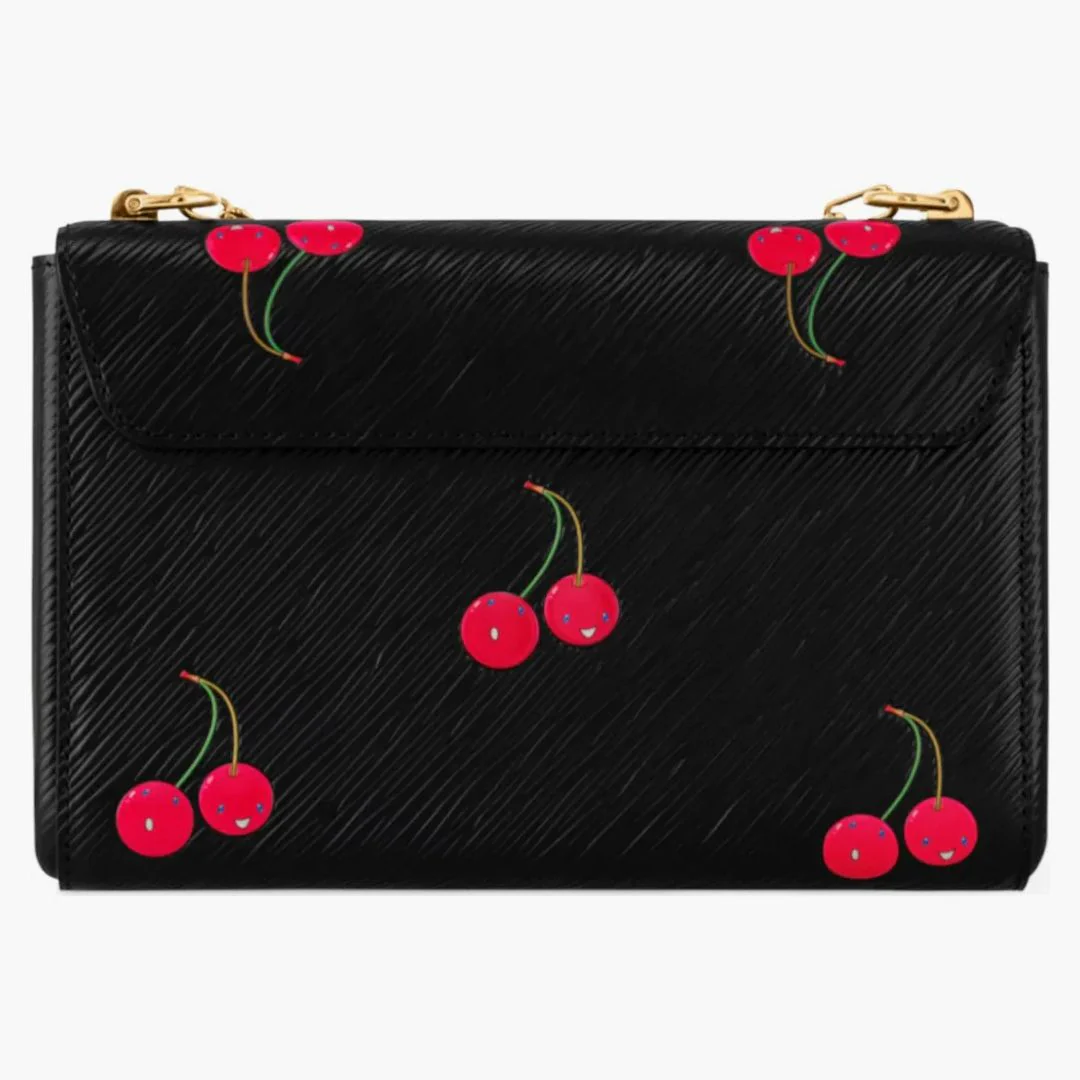 Louis Vuitton X Takashi Murakami Cherry Twist Mm Black - Image 3