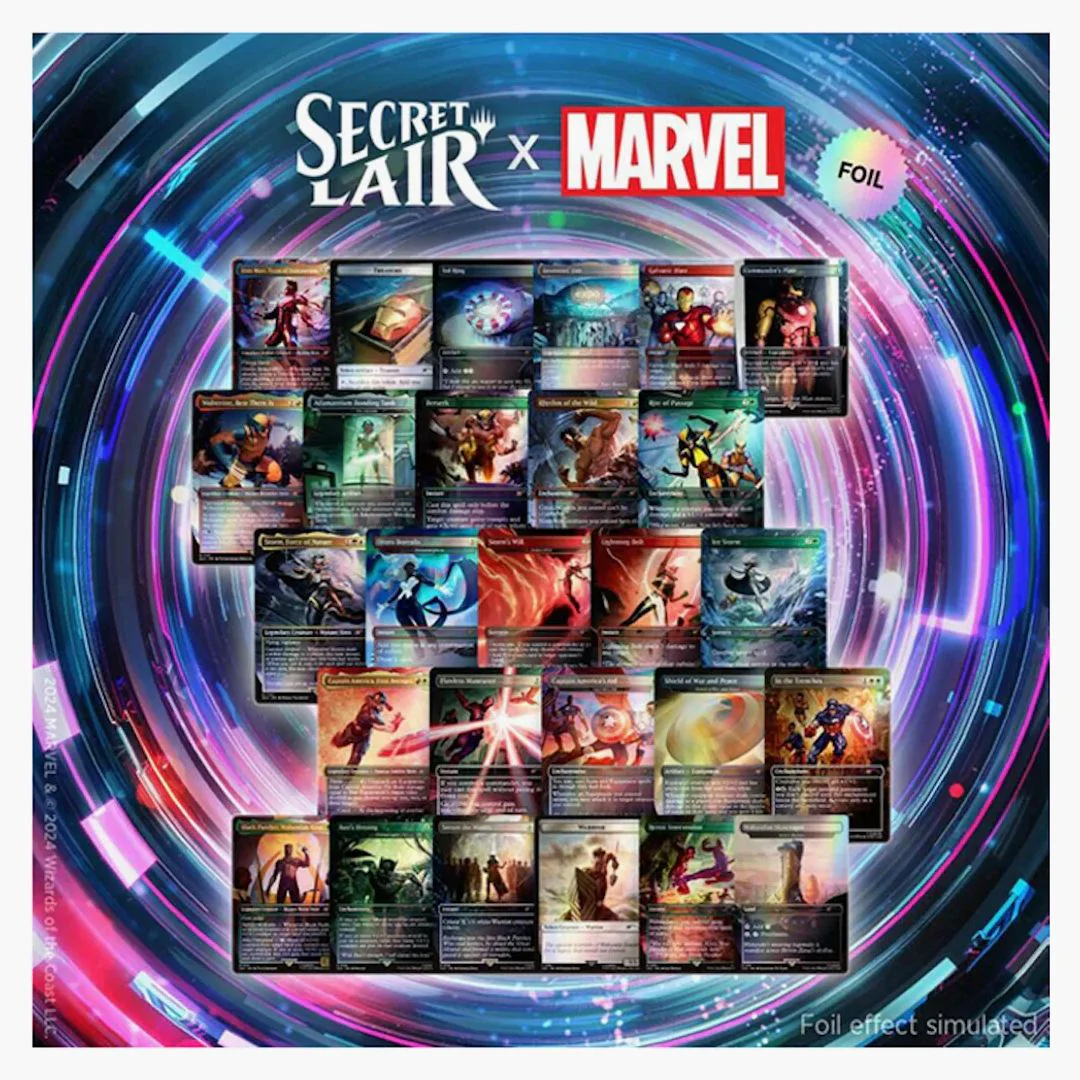 Magic: The Gathering Secret Lair Series Marvel Superdrop Astonishing Rainbow Foil Bundle - Image 2