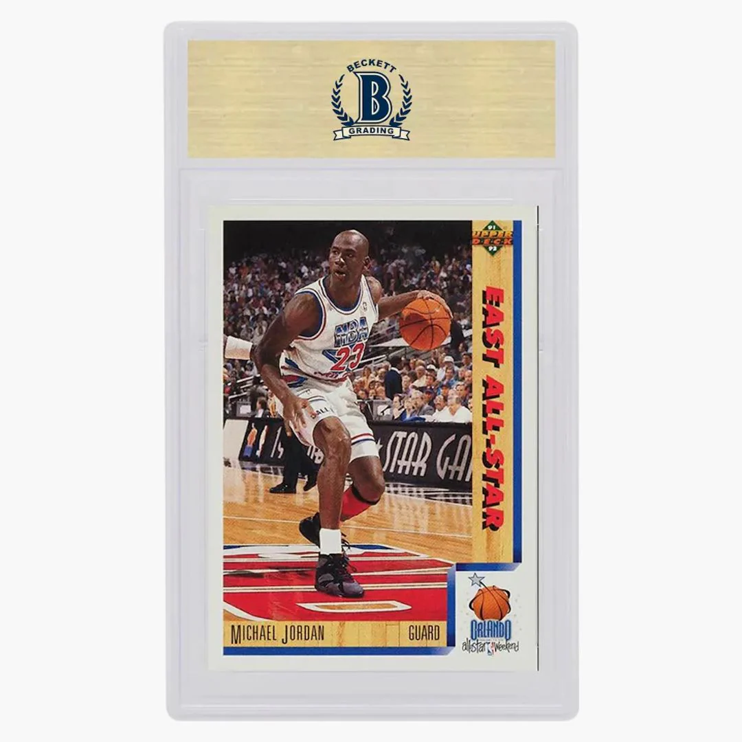 Michael Jordan 1991 Upper Deck #452 (psa Or Bgs Graded) - Image 2