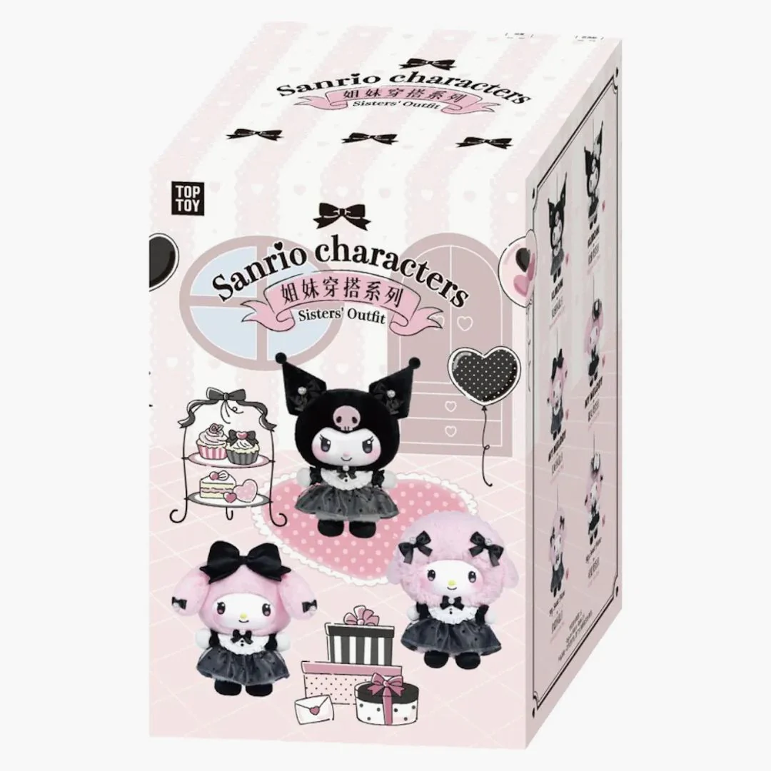 Miniso Top Toy Sanrio Characters Sisters Outfit Series Vinyl Plush Single Blind Box