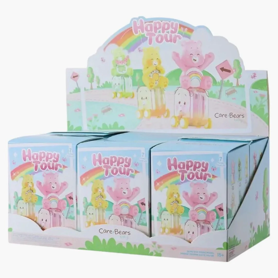 Miniso Top Toy X Care Bears Happy Tour Series Figure Sealed Case (6 Blind Box)