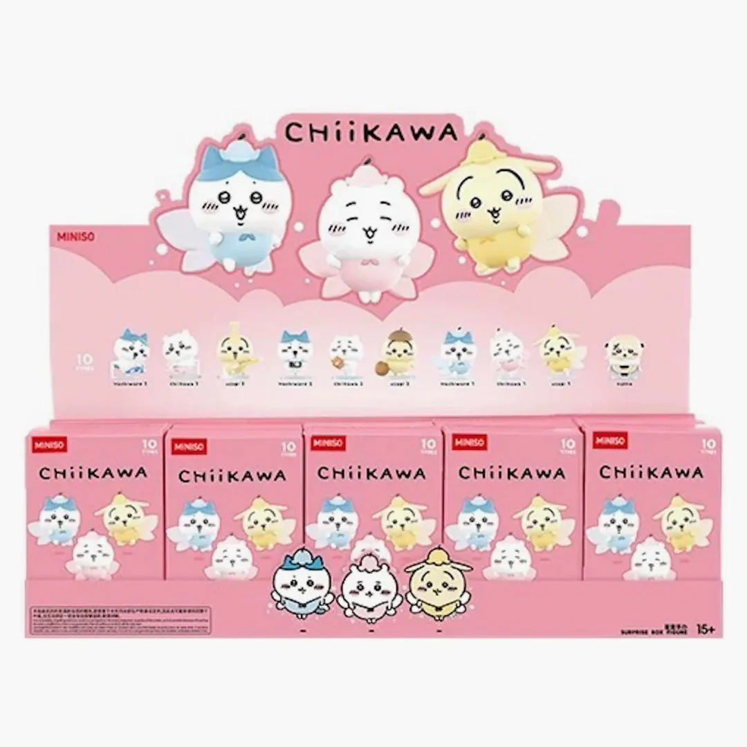 Miniso Top Toy X Chiikawa Happy Partner Series Figure Sealed Case (10 Blind Box)