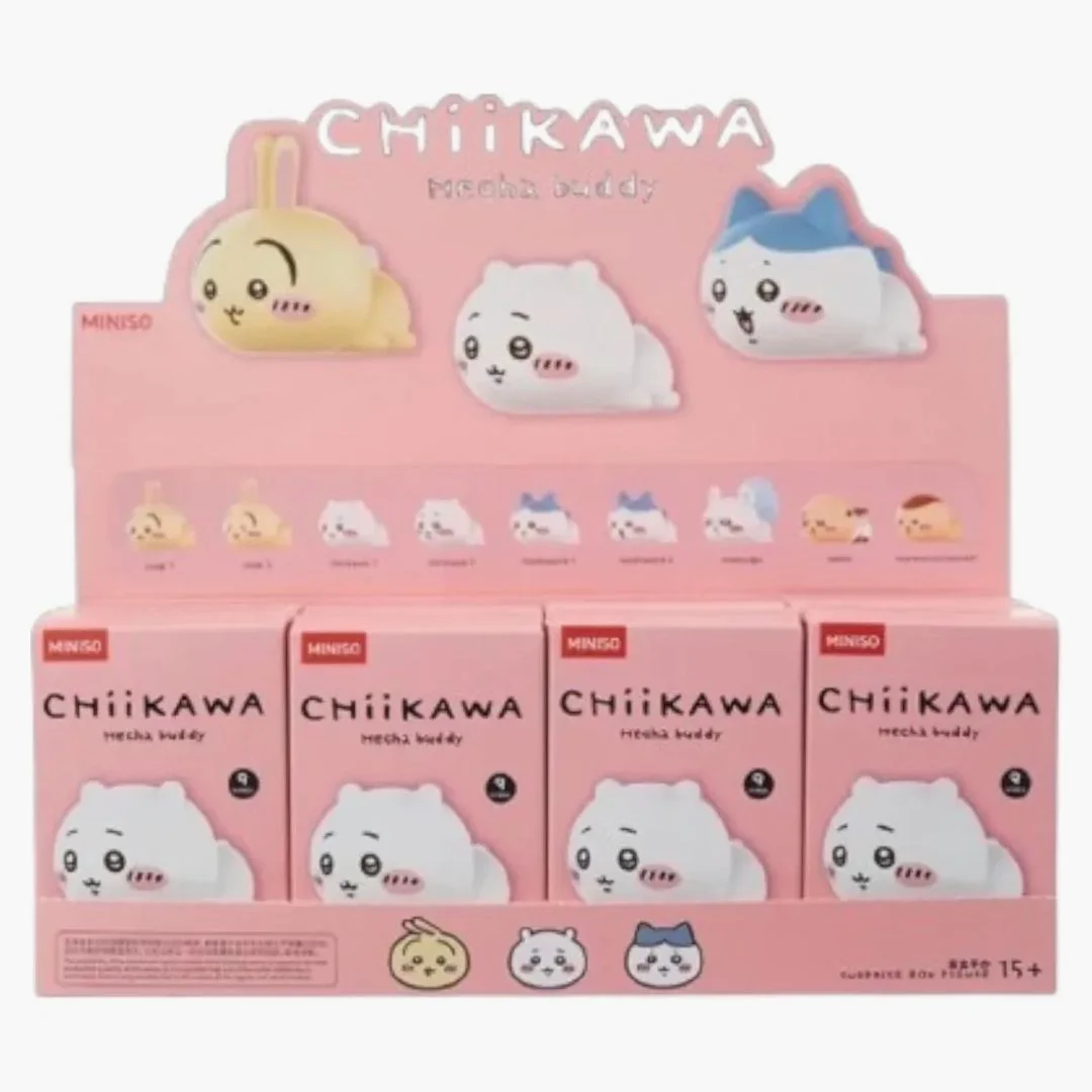 Miniso Top Toy X Chiikawa Hechat Buddy Series Figure Sealed Case (8 Blind Box)